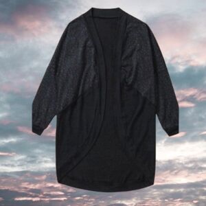 NWT Size Small Leopard Black Mixed Long Cardigan Women's Sz S ✨ 2 /$15 ✨